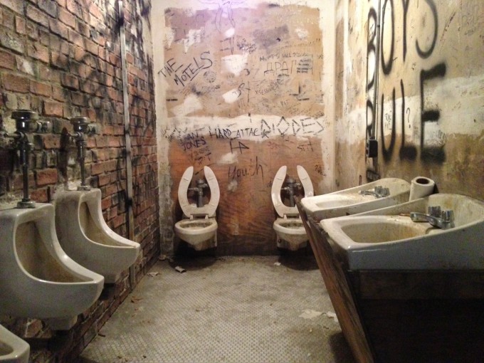 CBGB Bathroom in 1975